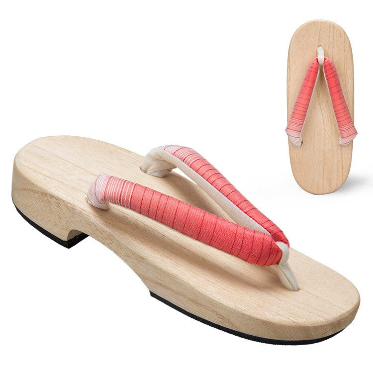 Gradient Solid Color Thick Heel Daily Slippers Clogs