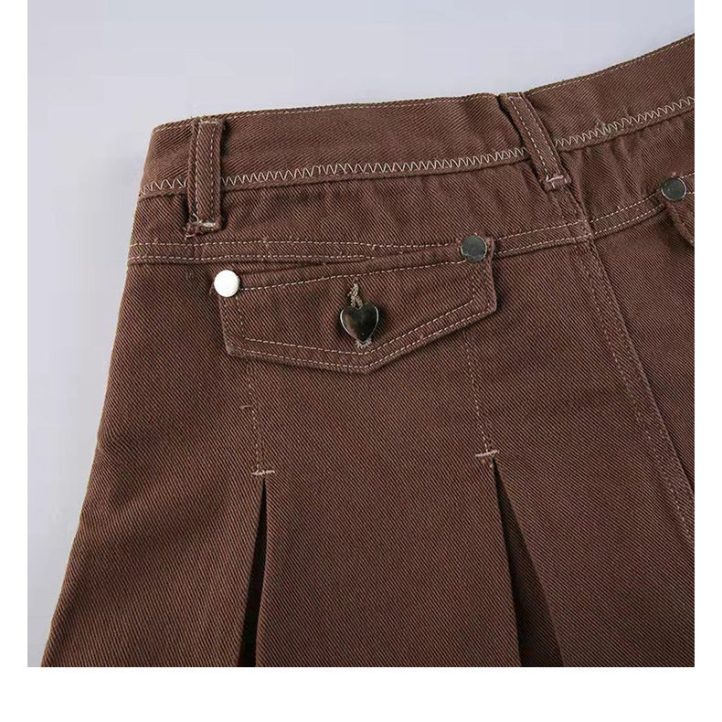 European And American Retro Style Hot Girl Culottes