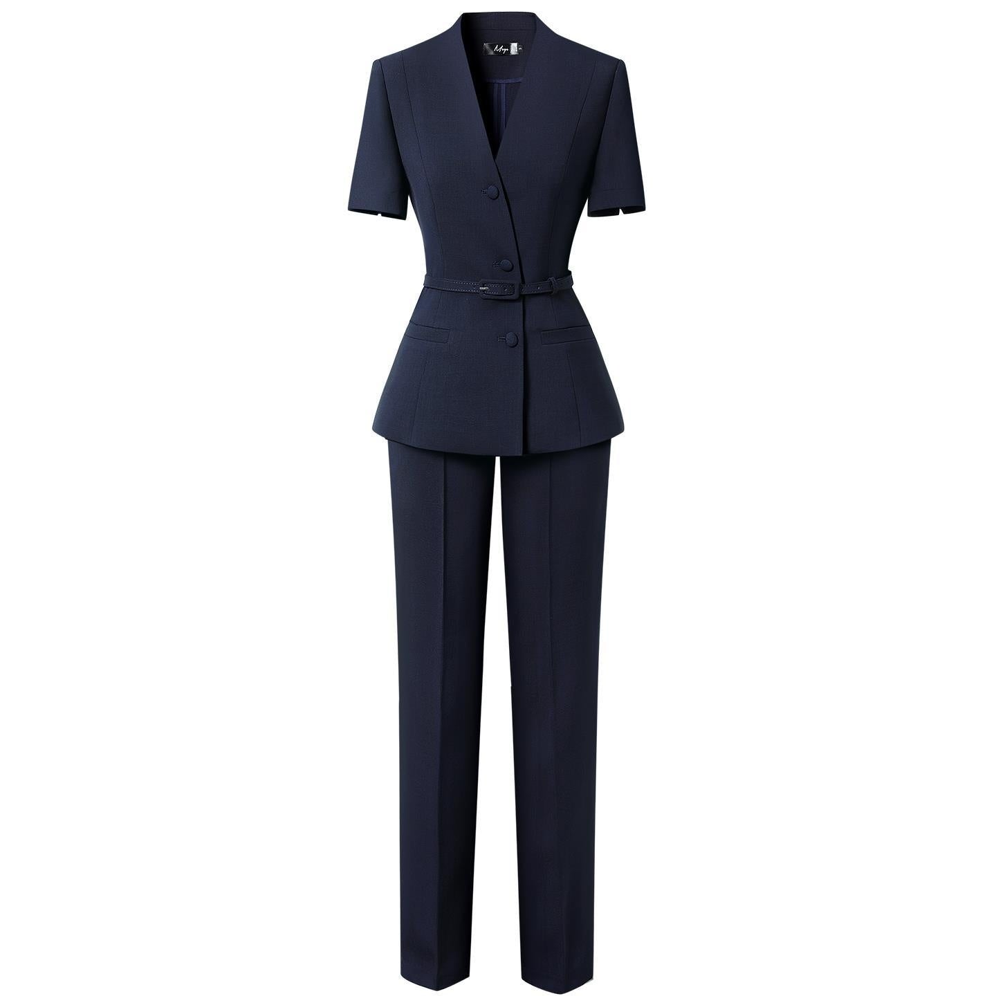 Short Sleeve Suit Women's Summer Thin Business Wear