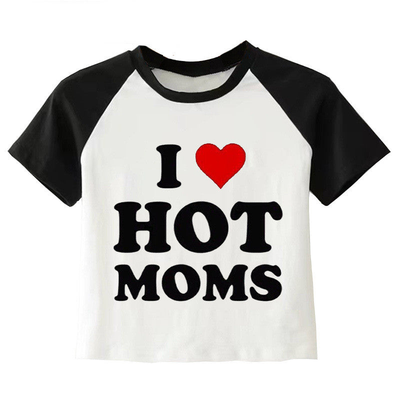 Short Sleeved Round Neck With Exposed Navel