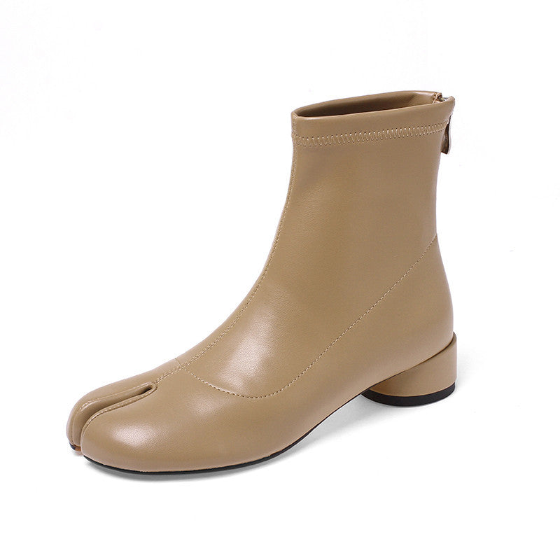 Split Toe Trotter Elastic Bootie
