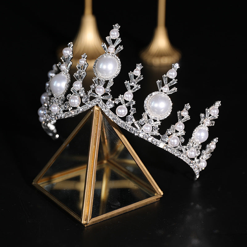 New European And American Grand Bride Crown Headwear