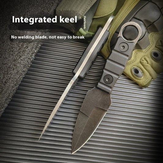 Outdoor Camping Portable High Hardness Small Straight Knife