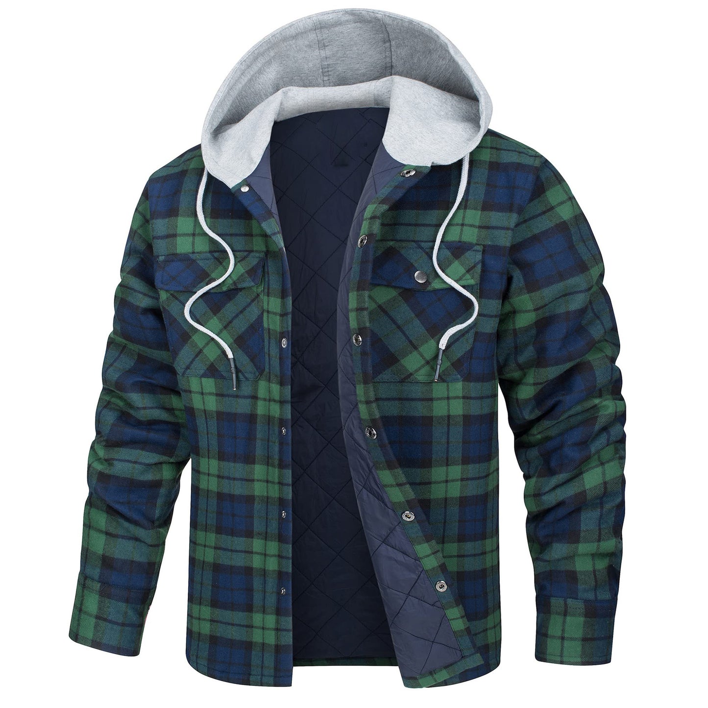 Hooded Thickened Warm And Loose Men's Jacket