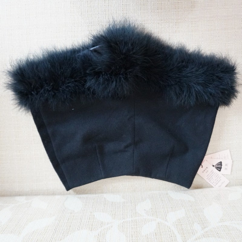 Efterår og vinter Vivi ny sød japansk serie Turkey Fluffy shorts højtaljede bukser
