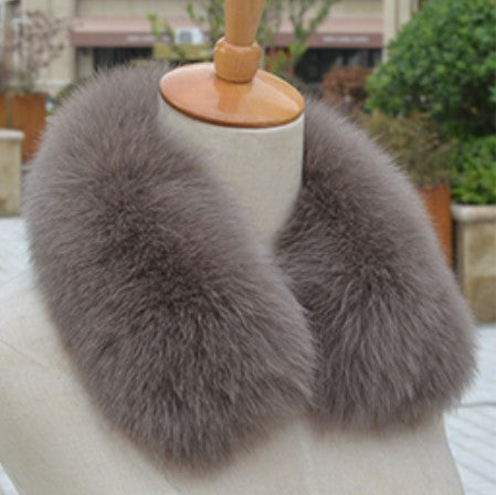 Fox Fur Collar Real Hairy Raccoon Fur