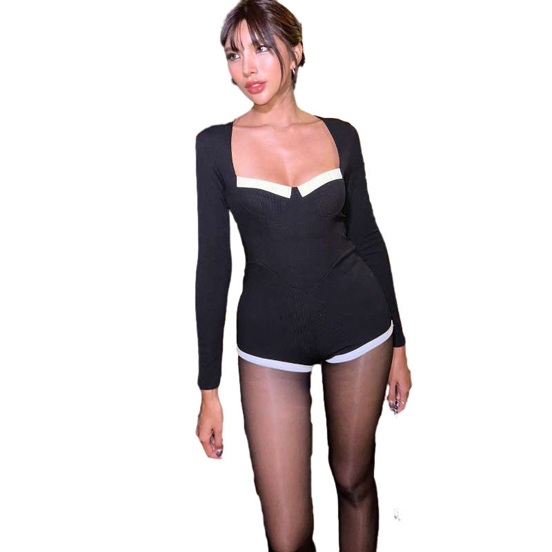 Base Knitting Casual Jumpsuit Women
