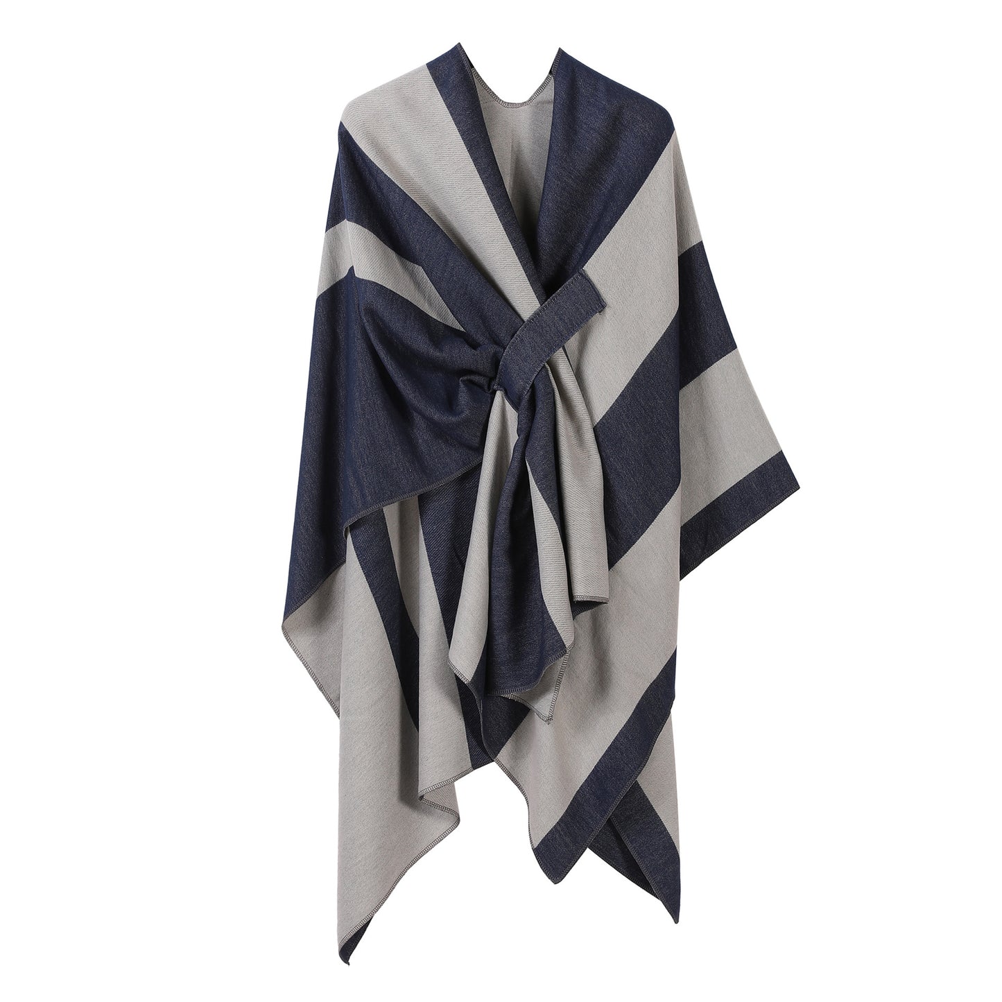Shawl Plus Bar Split Double-sided All-match Trip Shoot Cloak