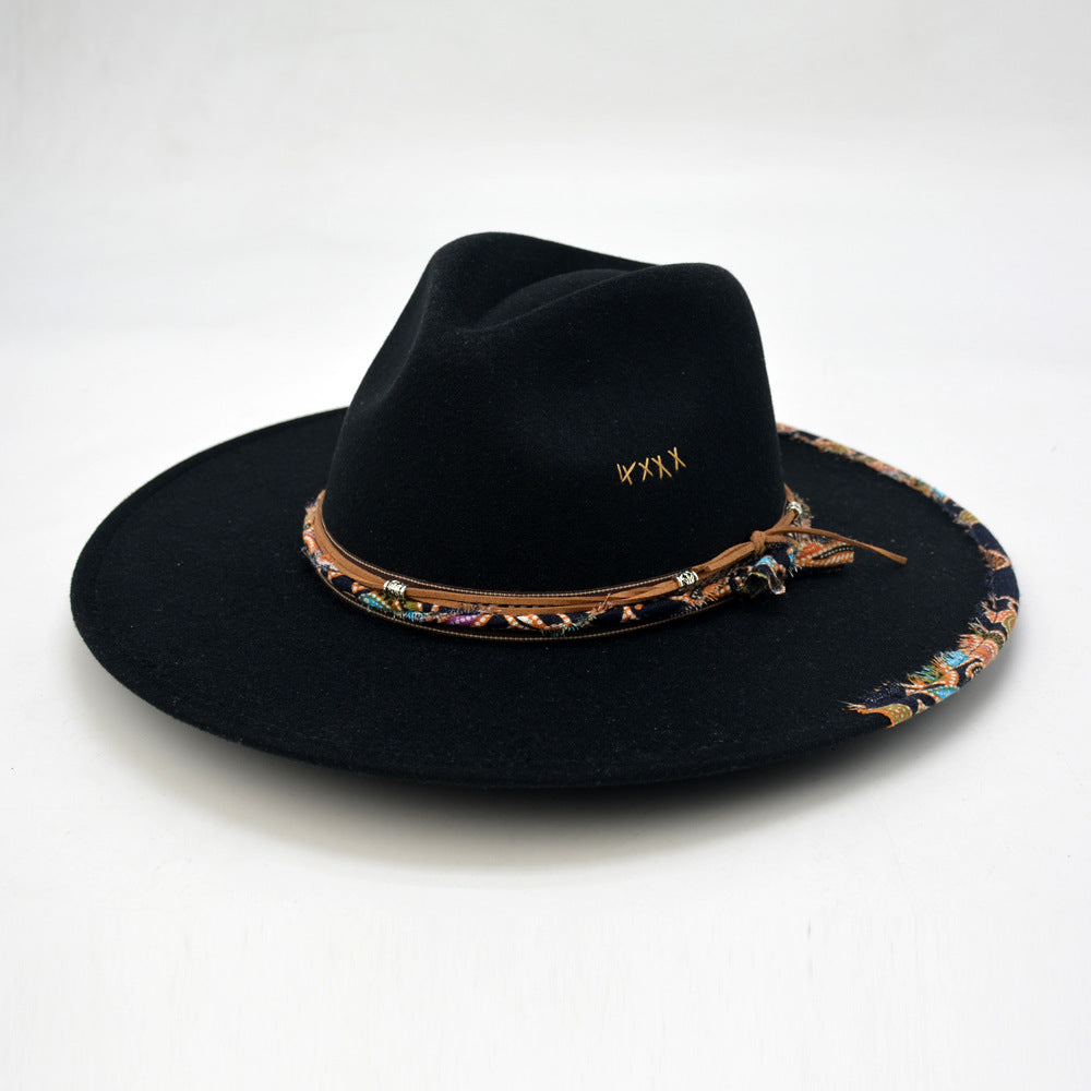 Fashion Retro Original Design Fedora Hat European And American Fur Felt Hat