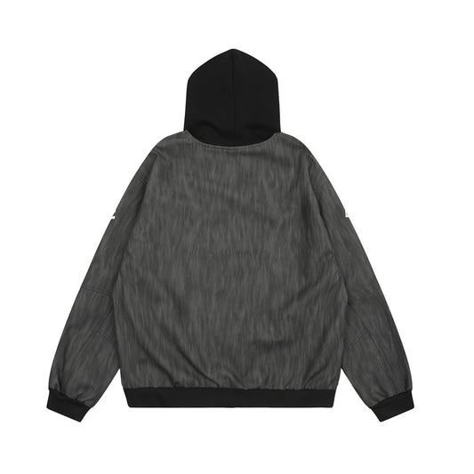 Fashion American Letters PU Leather Jacket Men