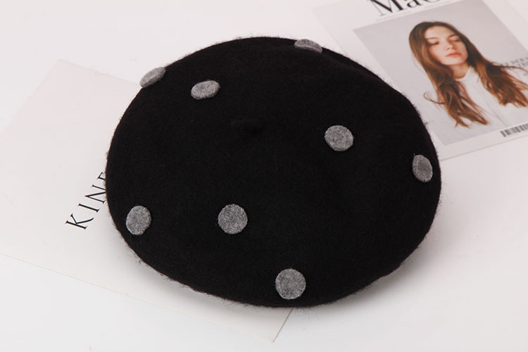 Children's Beret Autumn And Winter Parent-child Wool