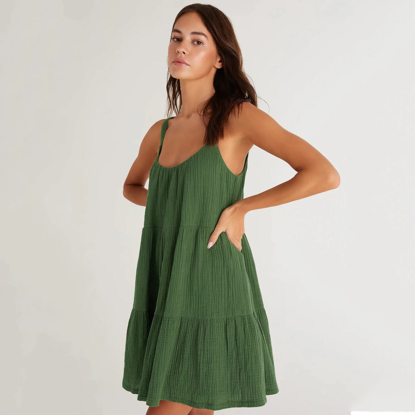 Outdoor Casual Home Spaghetti Straps Sleeveless Short Nightdress