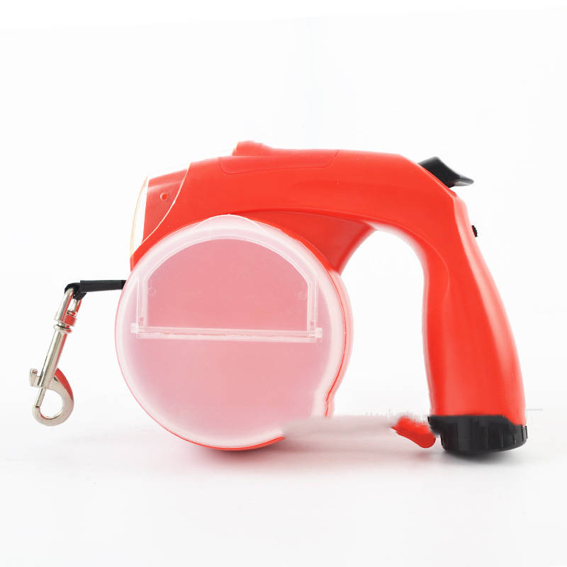 Multifunctional Small Dog Automatic Chain Cat Led Pet Retractable Traction Rope