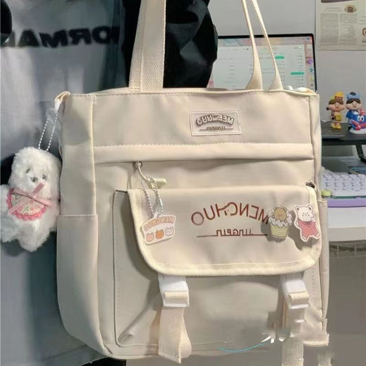 Versatile Preppy Large Capacity Also Works As A Shoulder Bag