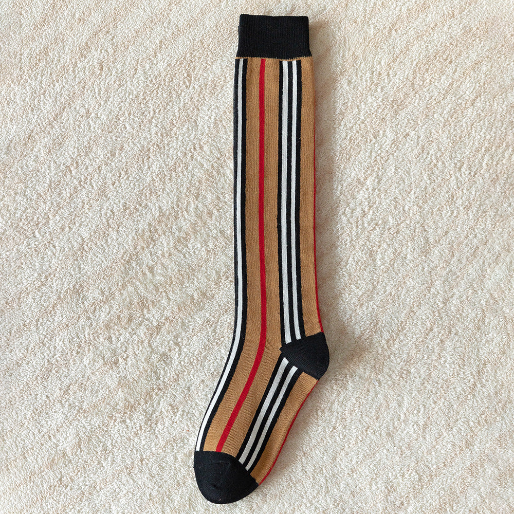 Ins Wind Socks Women's Medium And High Tube Cotton Calf