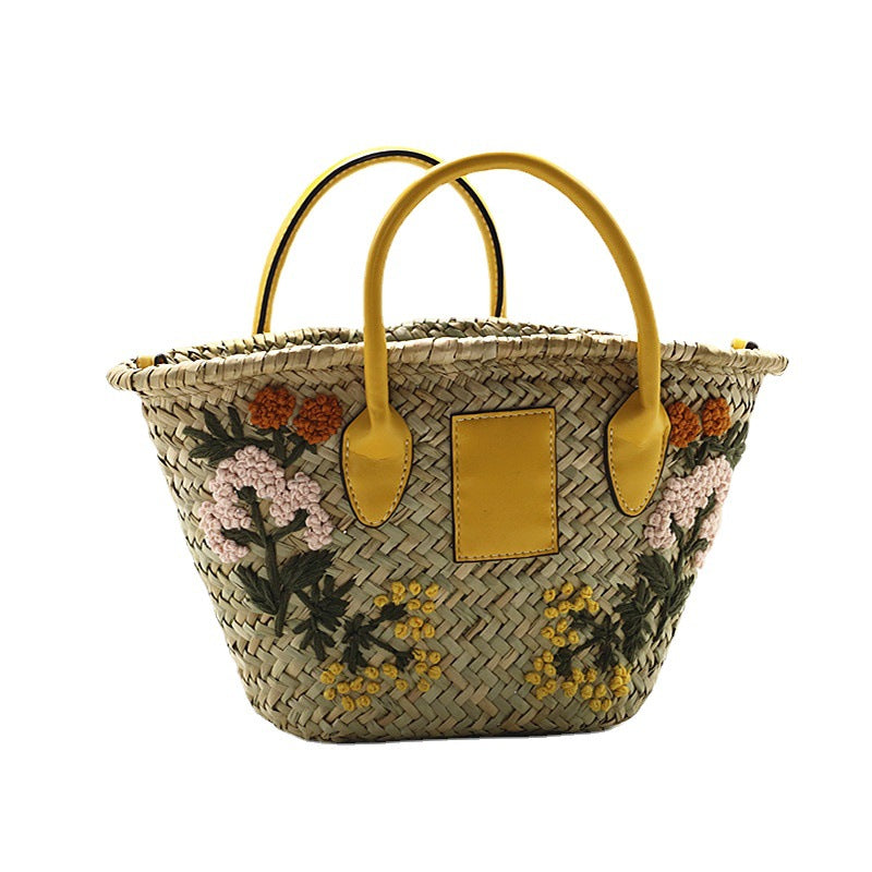 Watercress Handbag Single Shoulder Crossbody Straw Bag