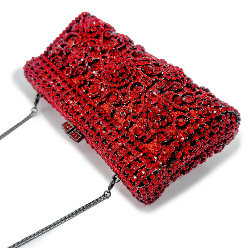 Handmade Spot Drill Dinner Bag Fashion Lady