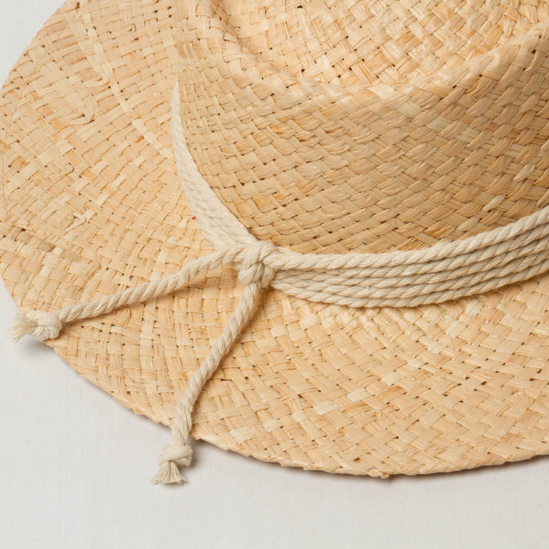 Tourist Beach Sun Protection Sunshade Straw Hat