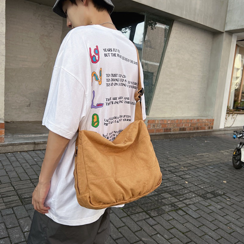 Women's Large-capacity Canvas Shoulder Crossbody Bag