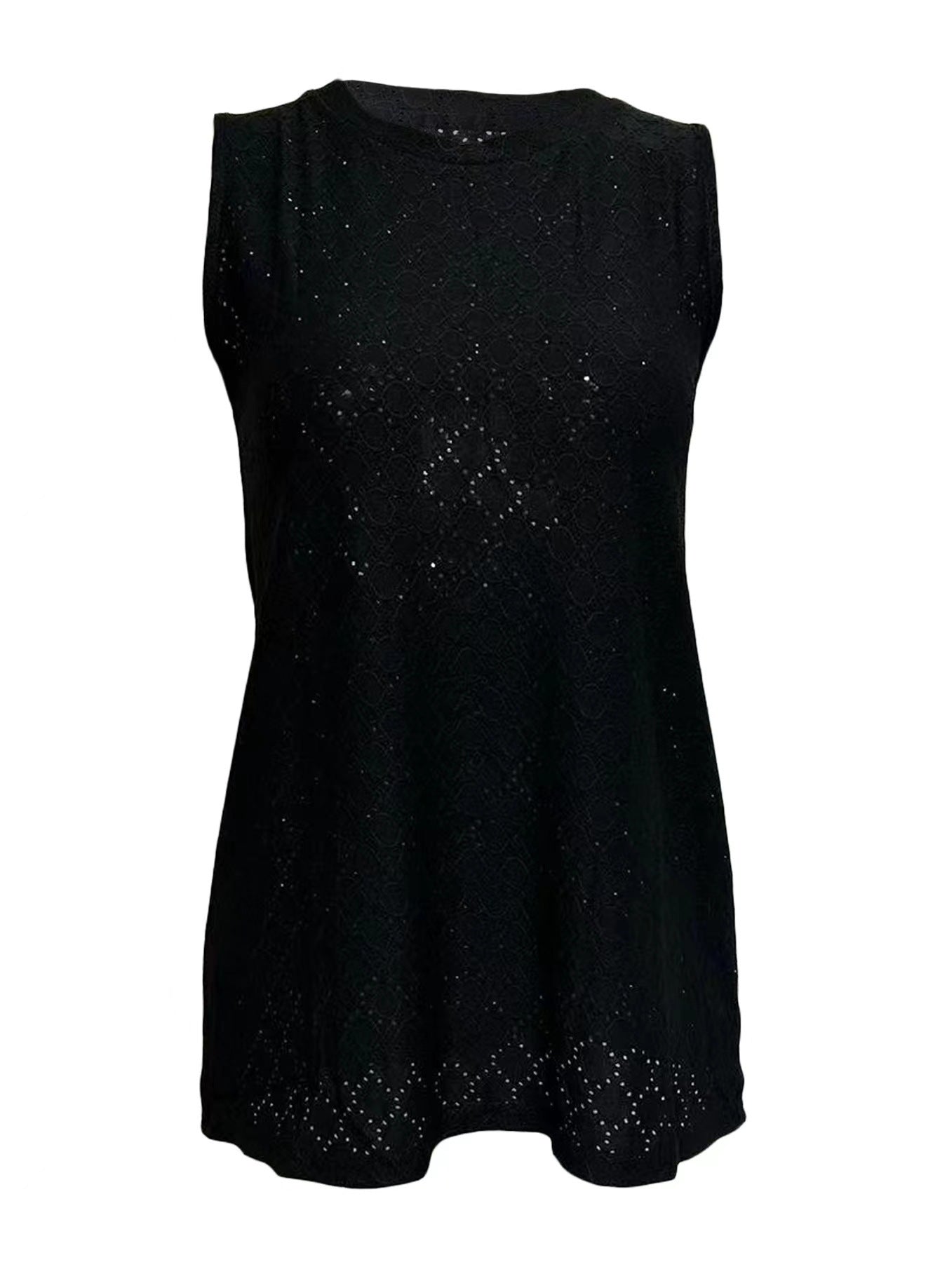 Summer Loose Casual Fashion Slimming Dopamine Color Round Neck Women's Vest