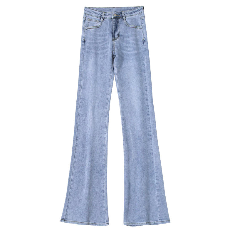 Retro American High Waist Bag Buttocks Women Show Thin Legs And Long Casual Pants