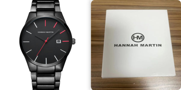 Men's steel belt watch vacuum plating business casual multi-function calendar quartz watch