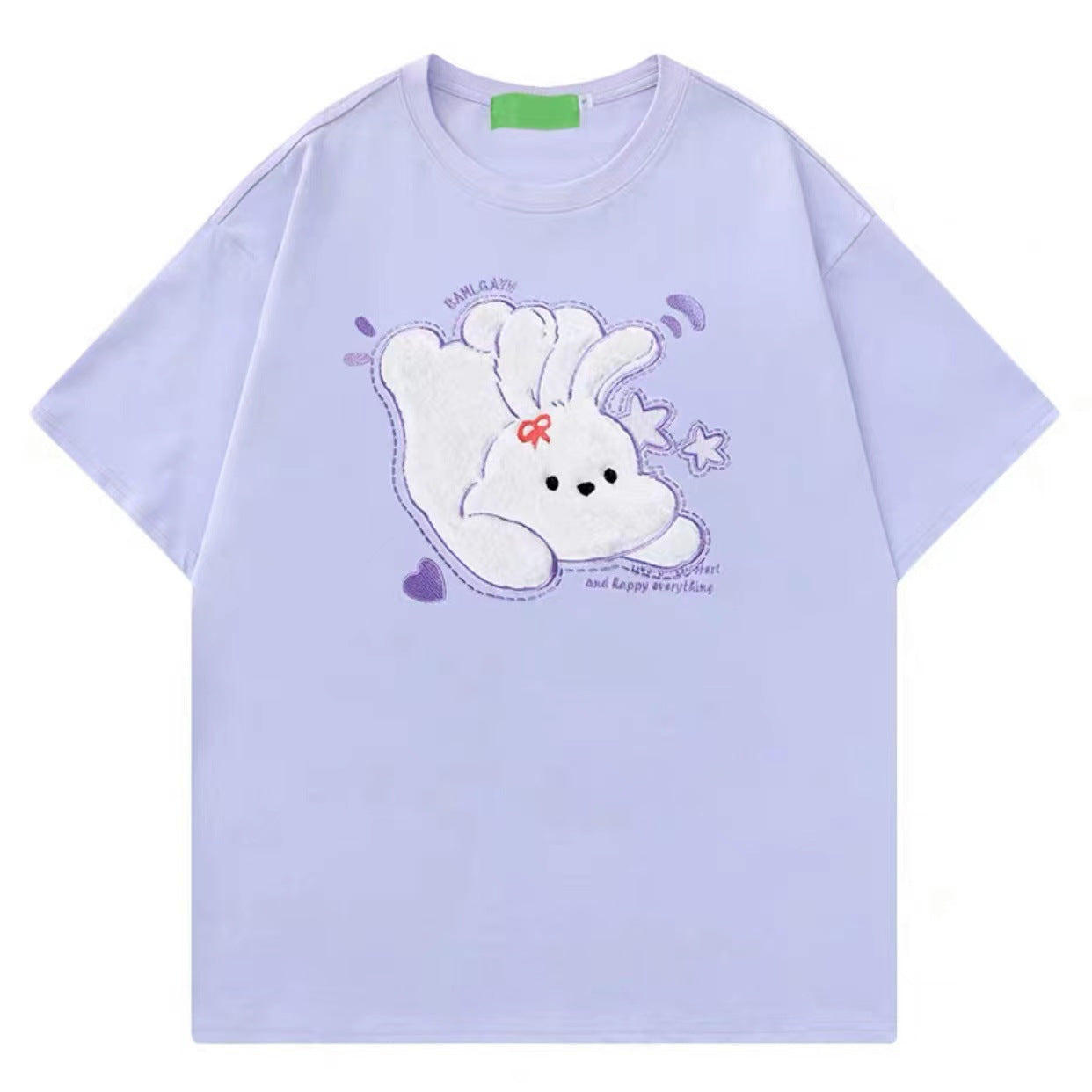 Summer Cute Personality Gentle Design Couple Short Sleeve Top