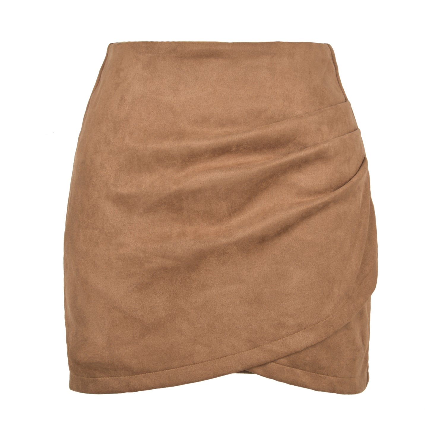 Solid Color Sheath Skirt Autumn And Winter Irregular Women's Clothing