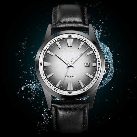 Round Large Dial Men's Watch