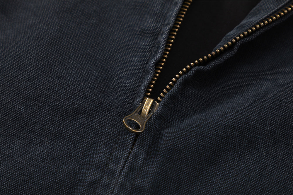 American Retro Loose Casual Long Sleeve Polo Collar Jacket