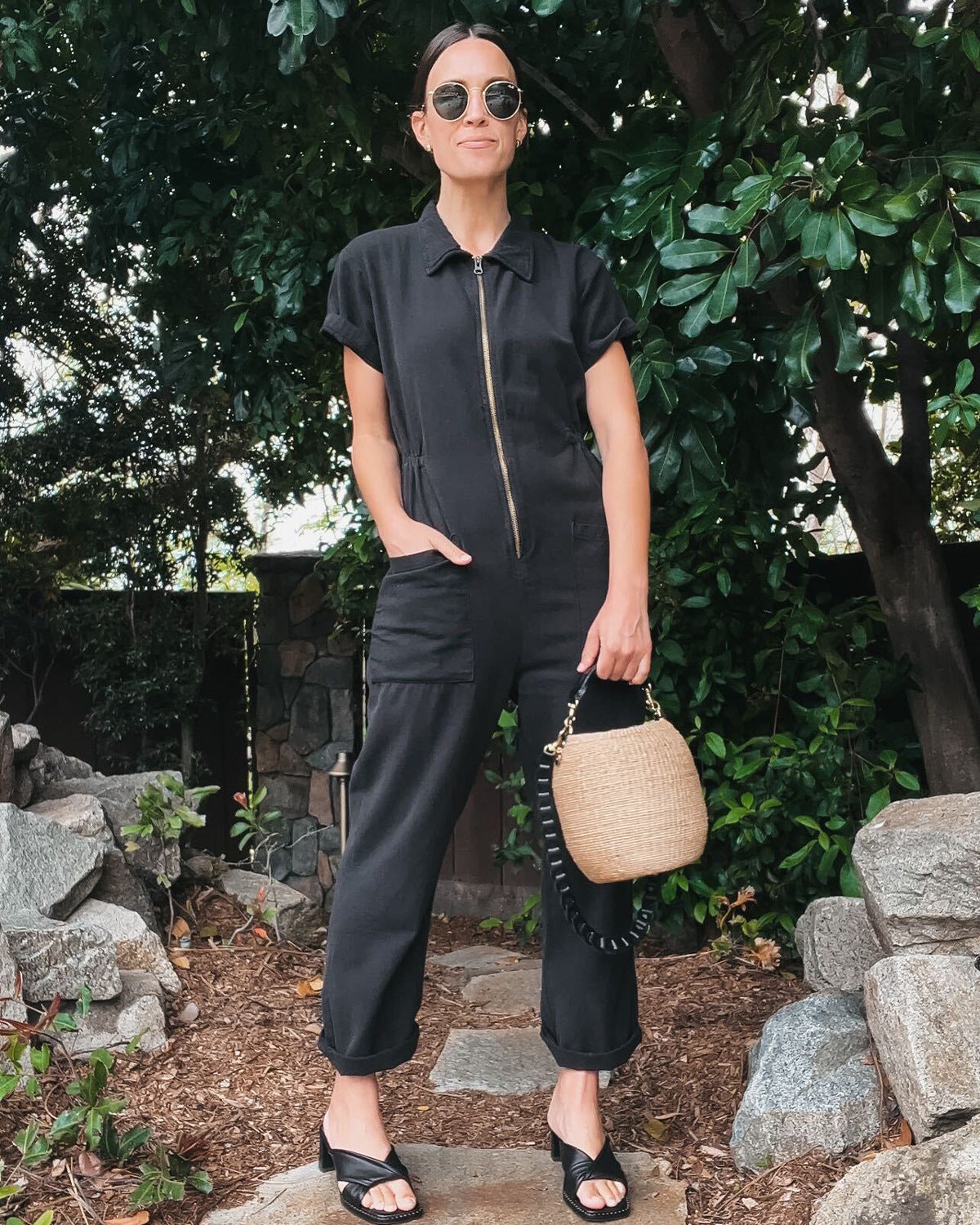 Women's Jumpsuit Casual Fashion Zipper
