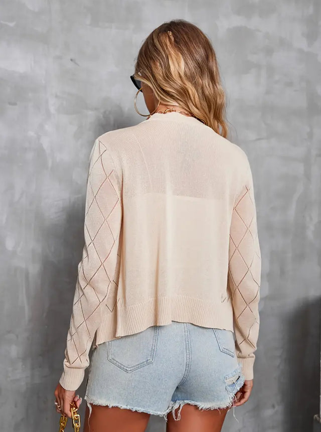 Cold-themed Cardigan Top