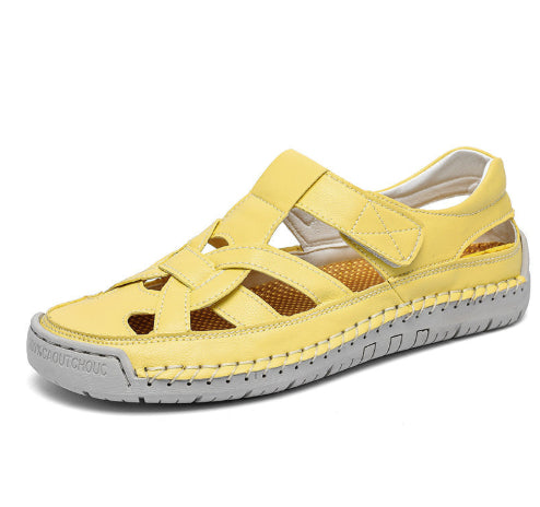 New Roman-style Flat Woven Soft-soled Lightweight