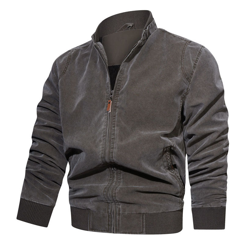 Winter Men's Young And Middle-aged Jacket Men's Pure Cotton Coat Leisure Cargo Plus Size Jacket
