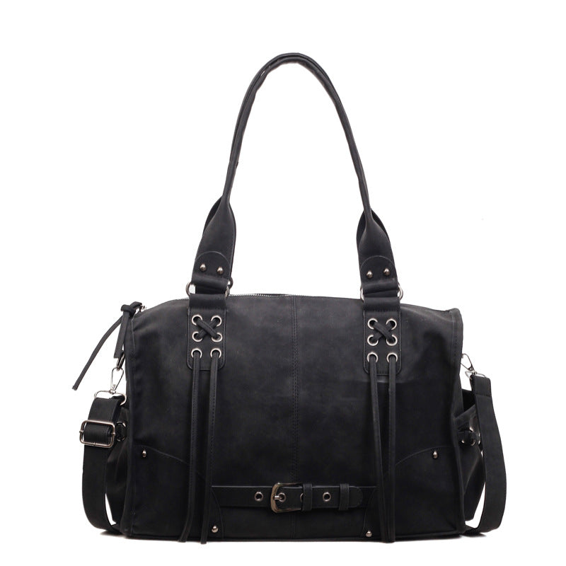 Korean-style Vintage Tote Shoulder Bag