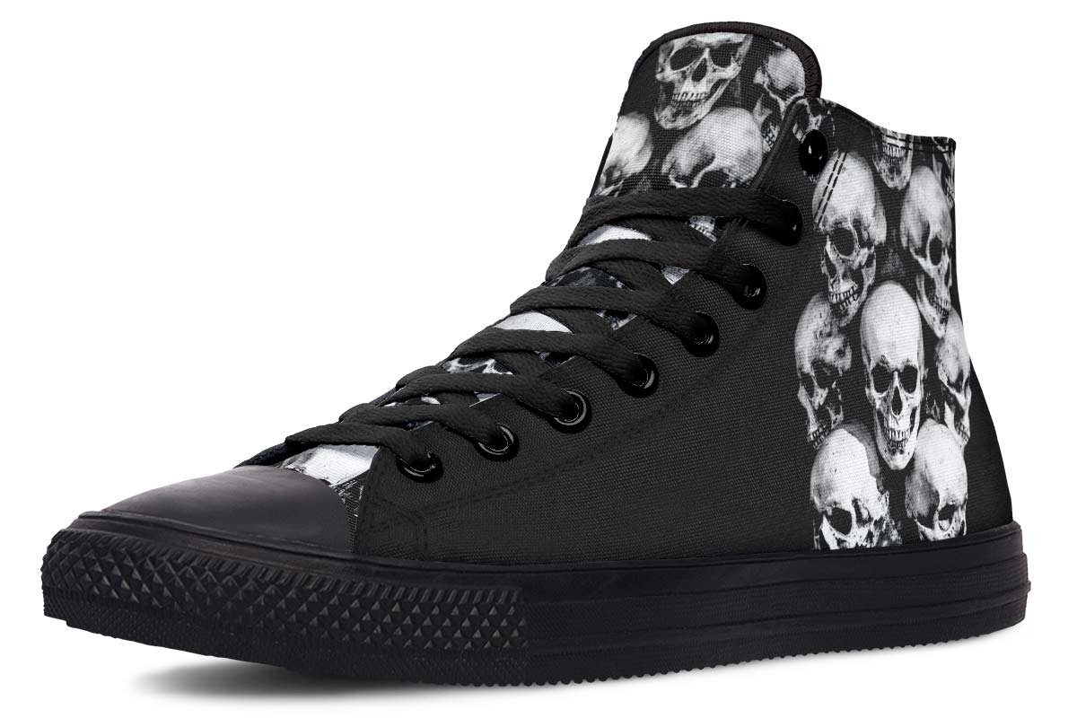 Printed Couple High-top Canvas Shoes
