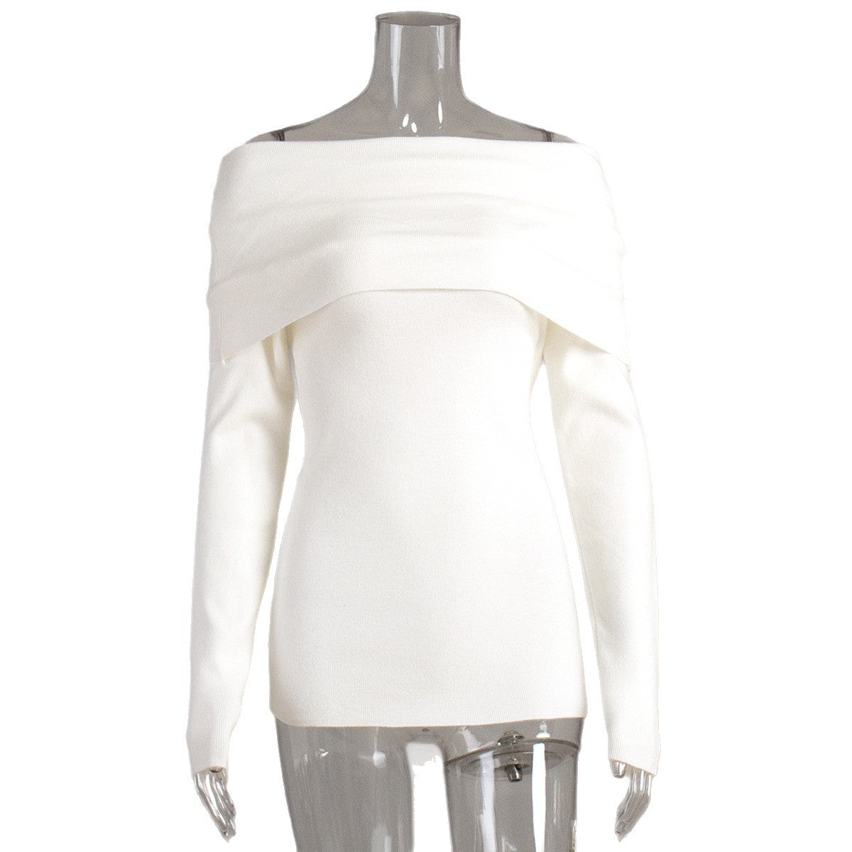 Designer, Figure-flattering, Slimming Wrap-style Knit Sweater For Women
