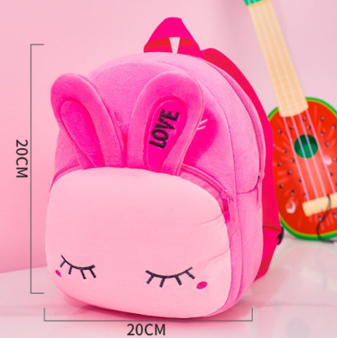 Children's One-shoulder Fashion Plush Embroidered Fabric Mini Bag