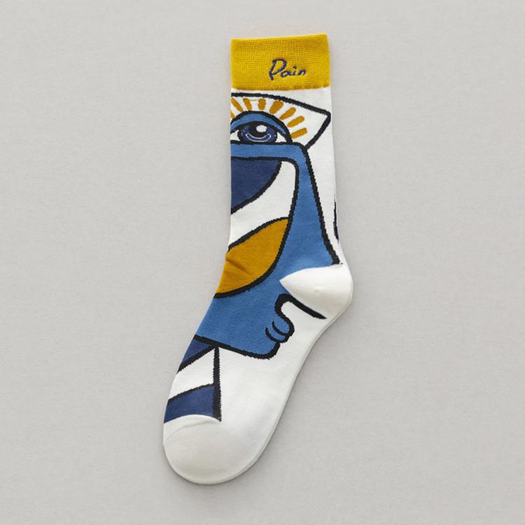 Medium Length Combed Cotton Socks