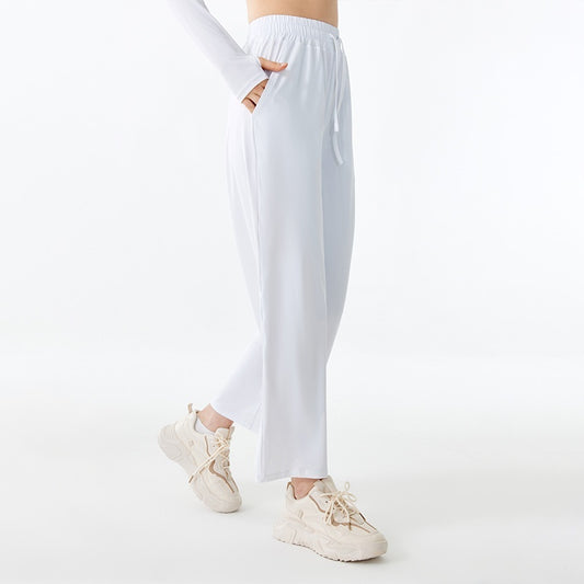 Slim Fit Breathable High Waist Workout Trousers