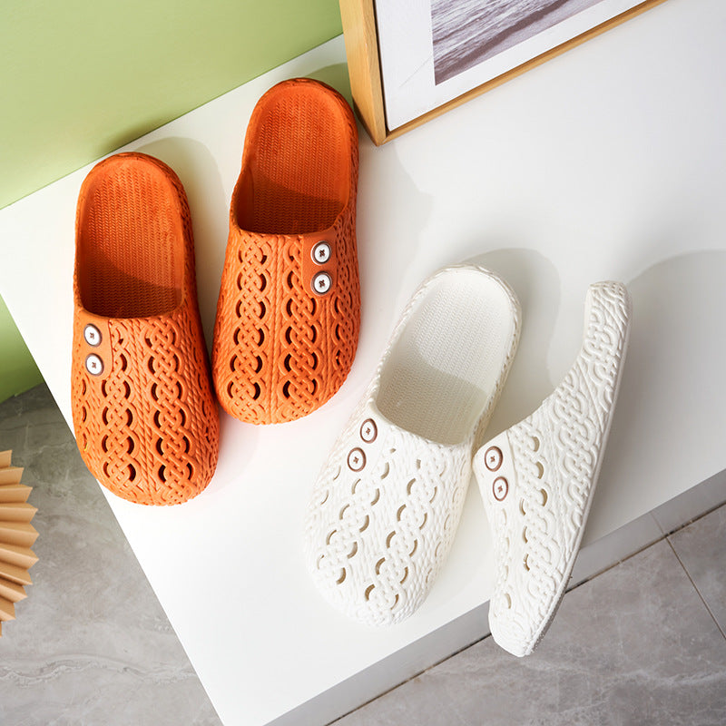 Women's Non-slip Home Closed-toe Slippers