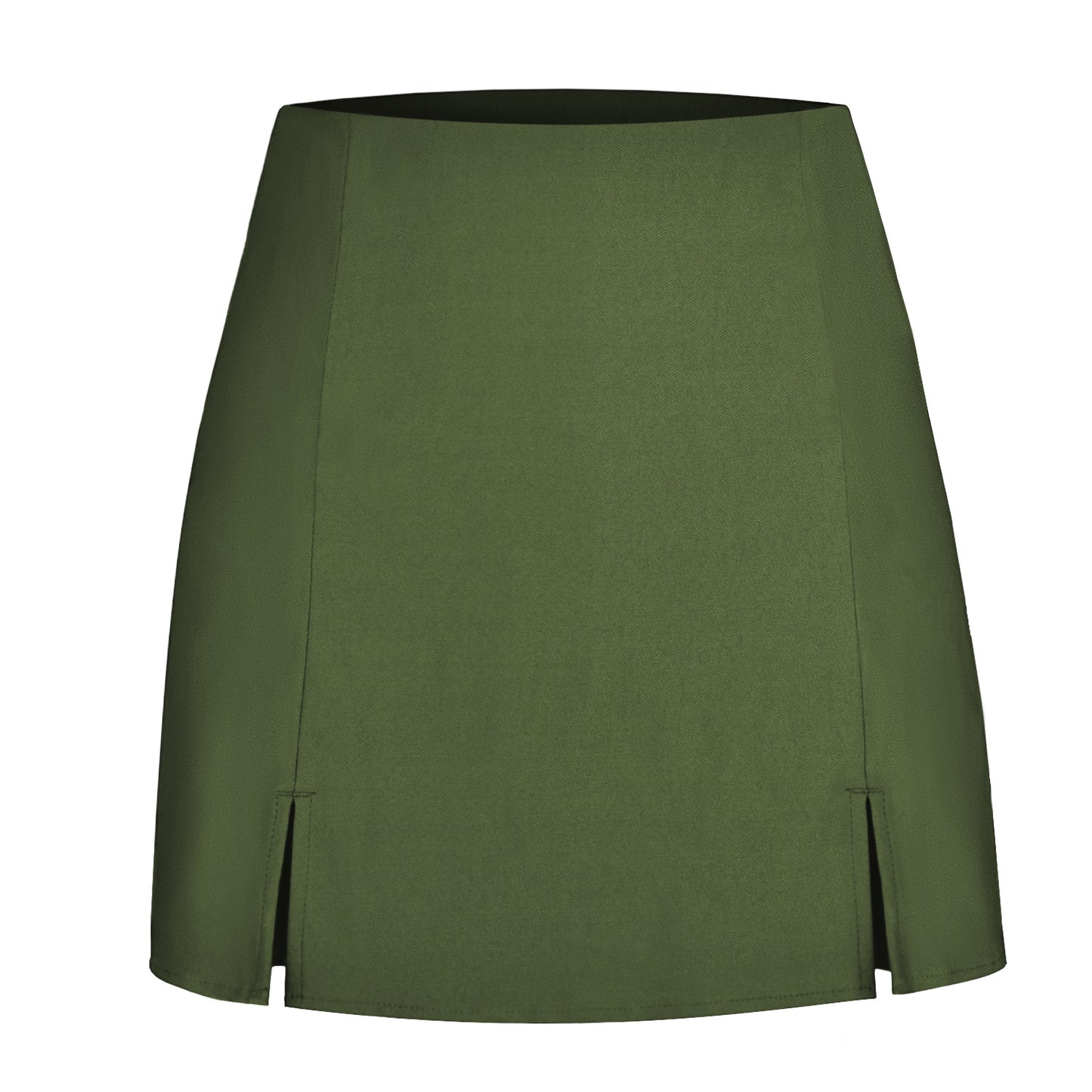 New Style Casual Skirt-trousers With Double Side Slits