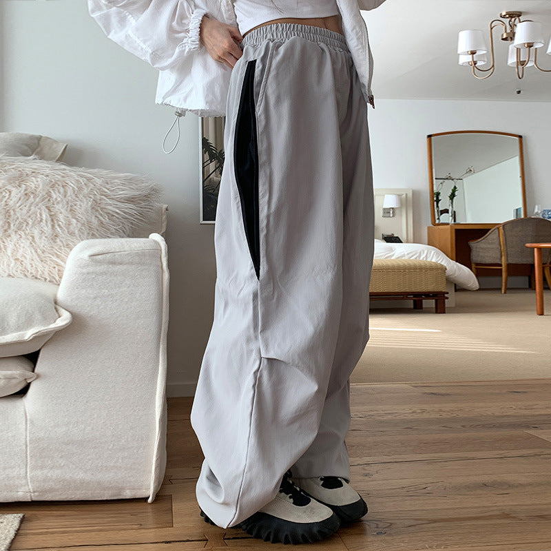 American Air Feel Side Zipper Vævede Bukser