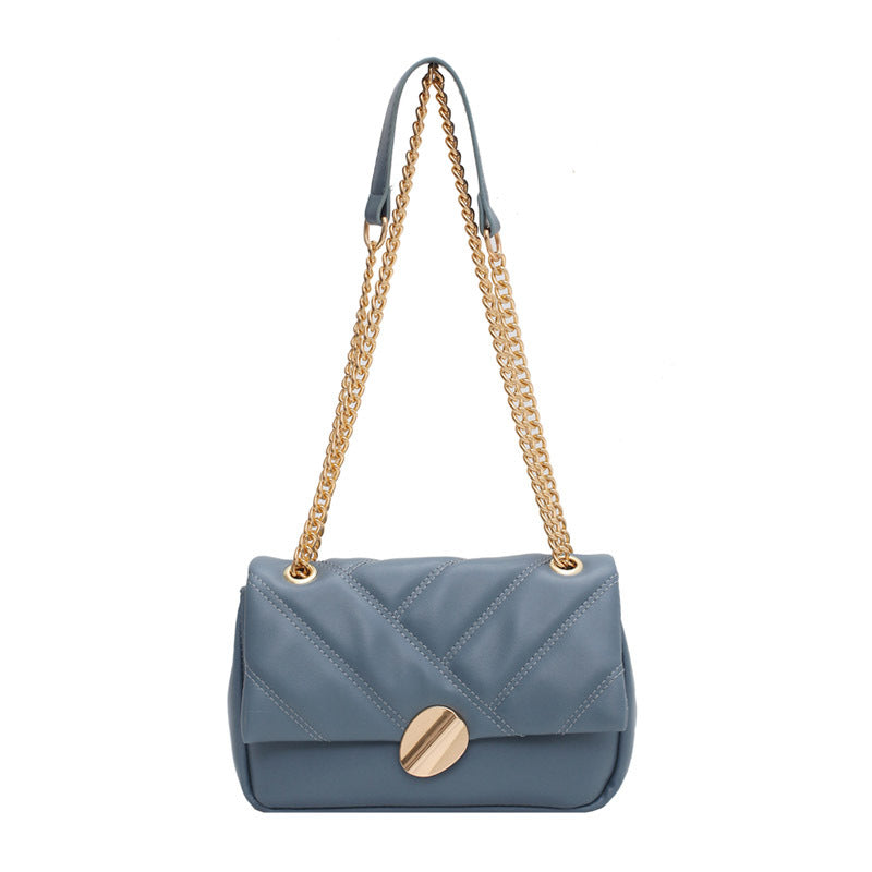 Skuldertaske Crossbody Alsidig Modekæde Lille Firkantet Taske