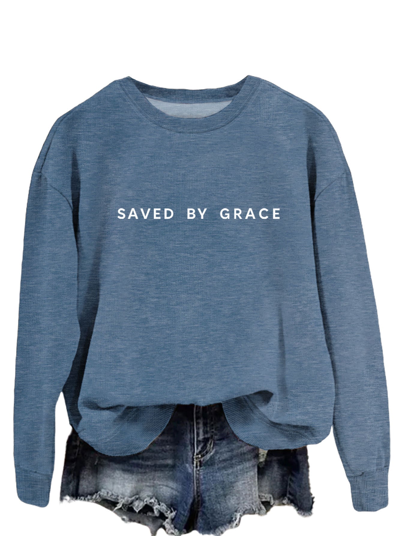Moderigtig enkel løs sweater til damer
