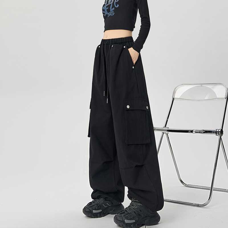 Women's Loose Casual Mechanical Style Sports Pants