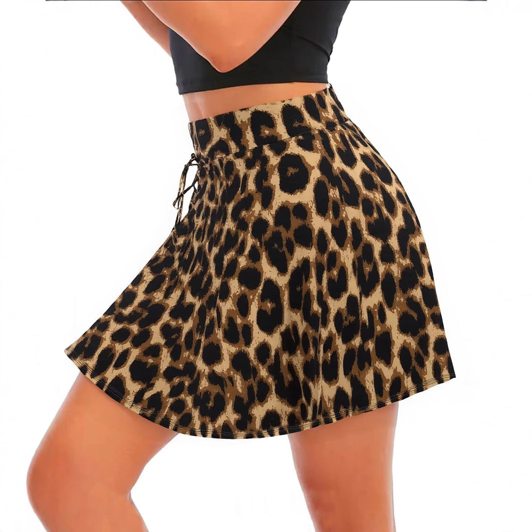 Women's Shorts Floral-print Skorts For Summer