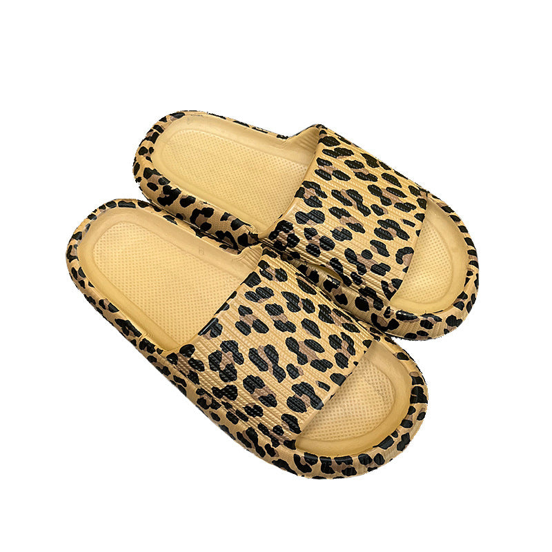 Women's Fashion Outer Wear Personality A Word Thick Bottom Slippers