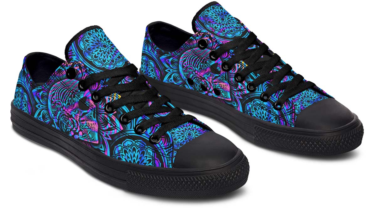 Fashion Print Couple Low-Top Canvas Shoes