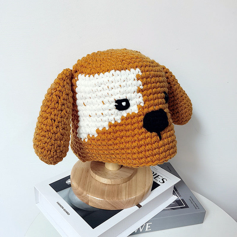 Handmade Crocheted Dog Hat  Acrylic